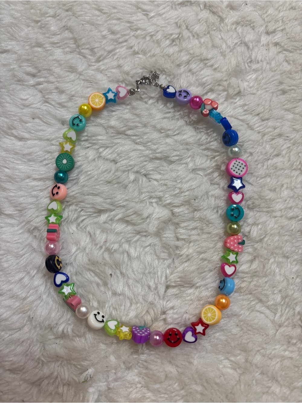 Brandy Melville Multicolor Charm Beaded Necklace